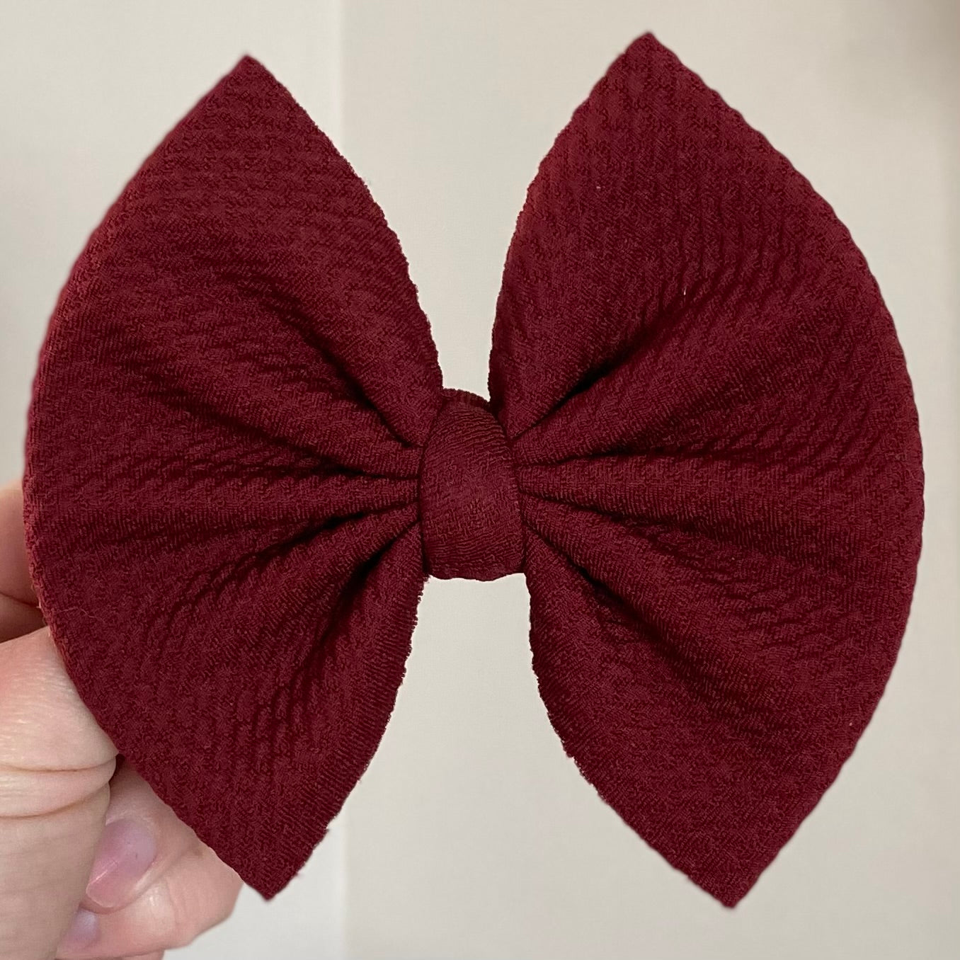 Maroon Bow