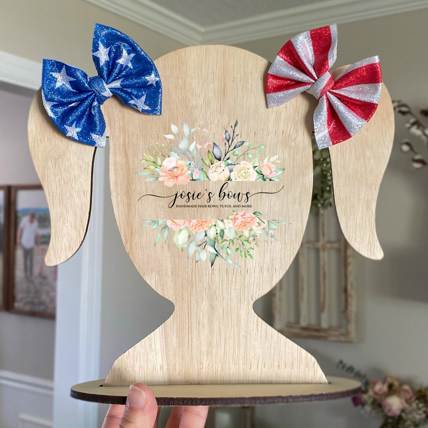 Holographic Stars and Stripes Piggie Set