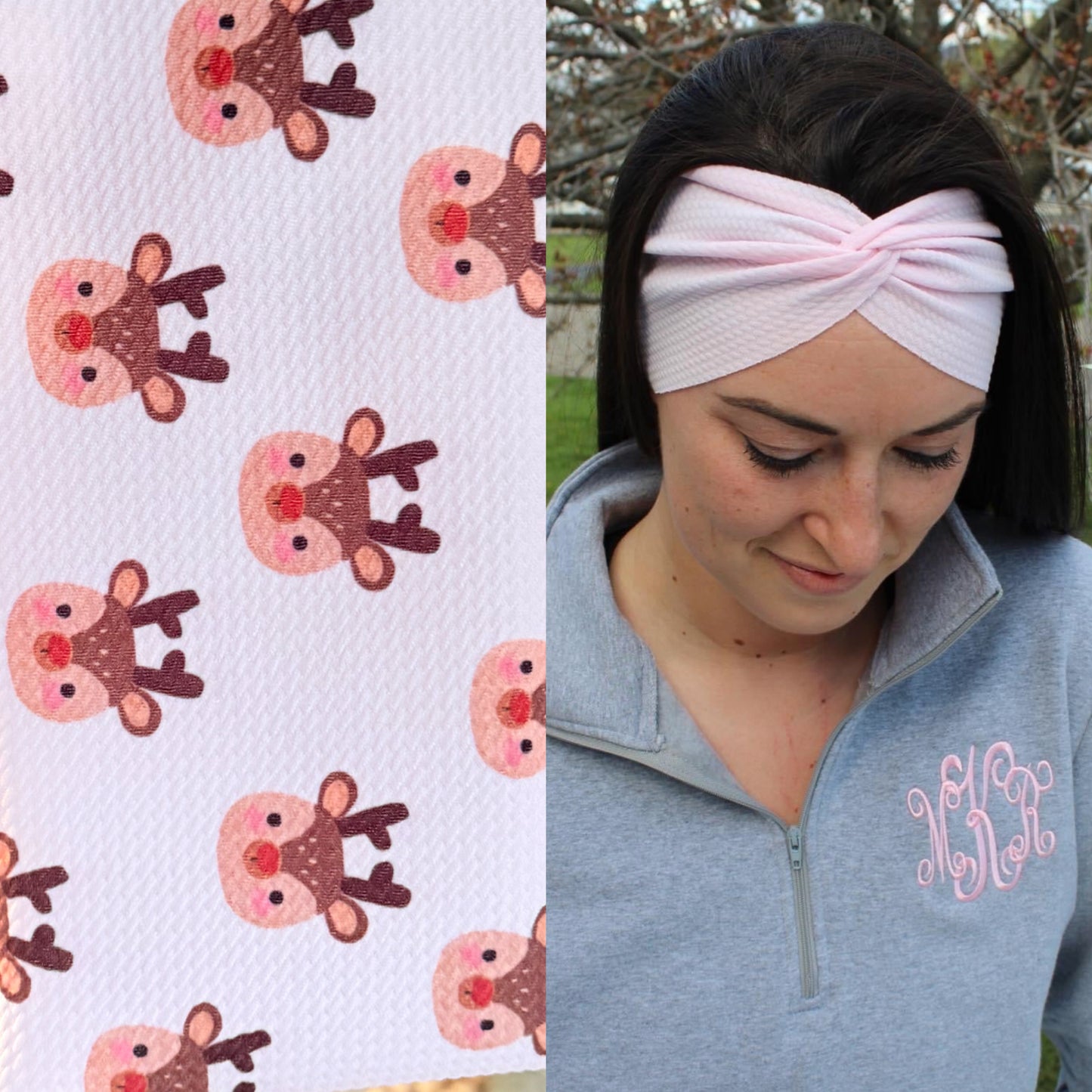 Reindeer Adult Twist Headband