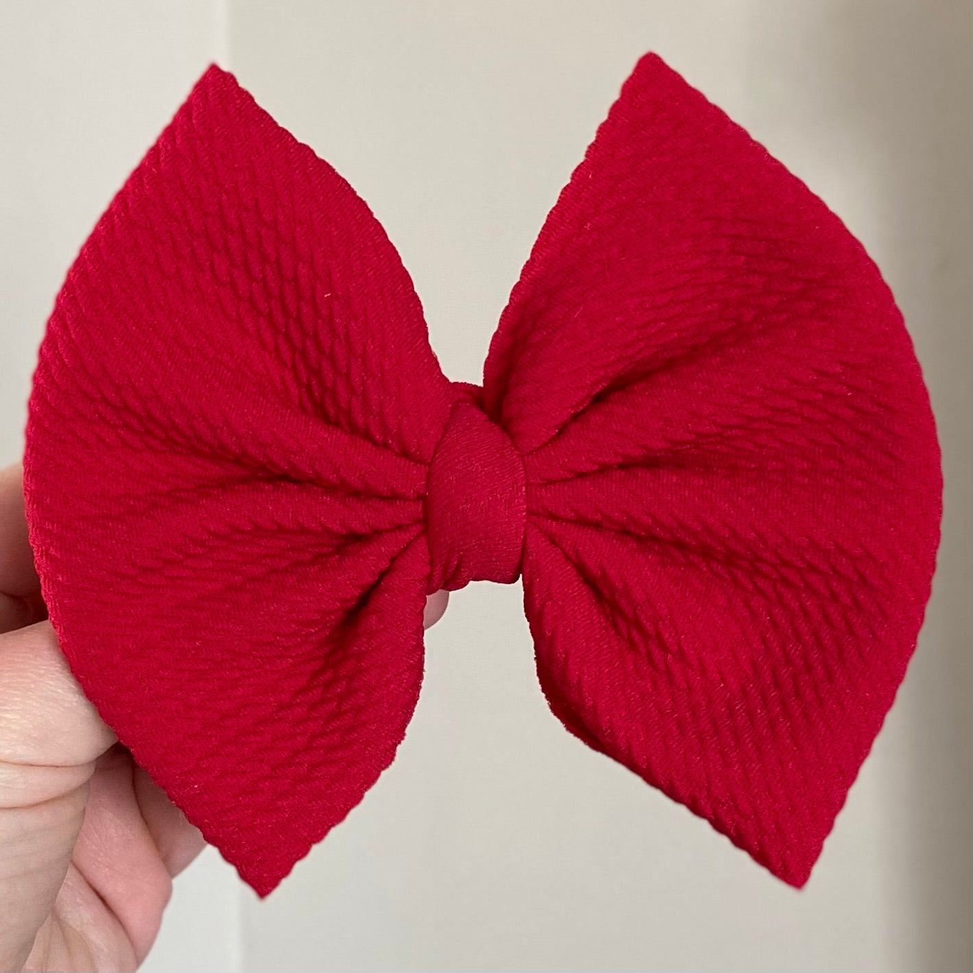 Ruby Red Bow