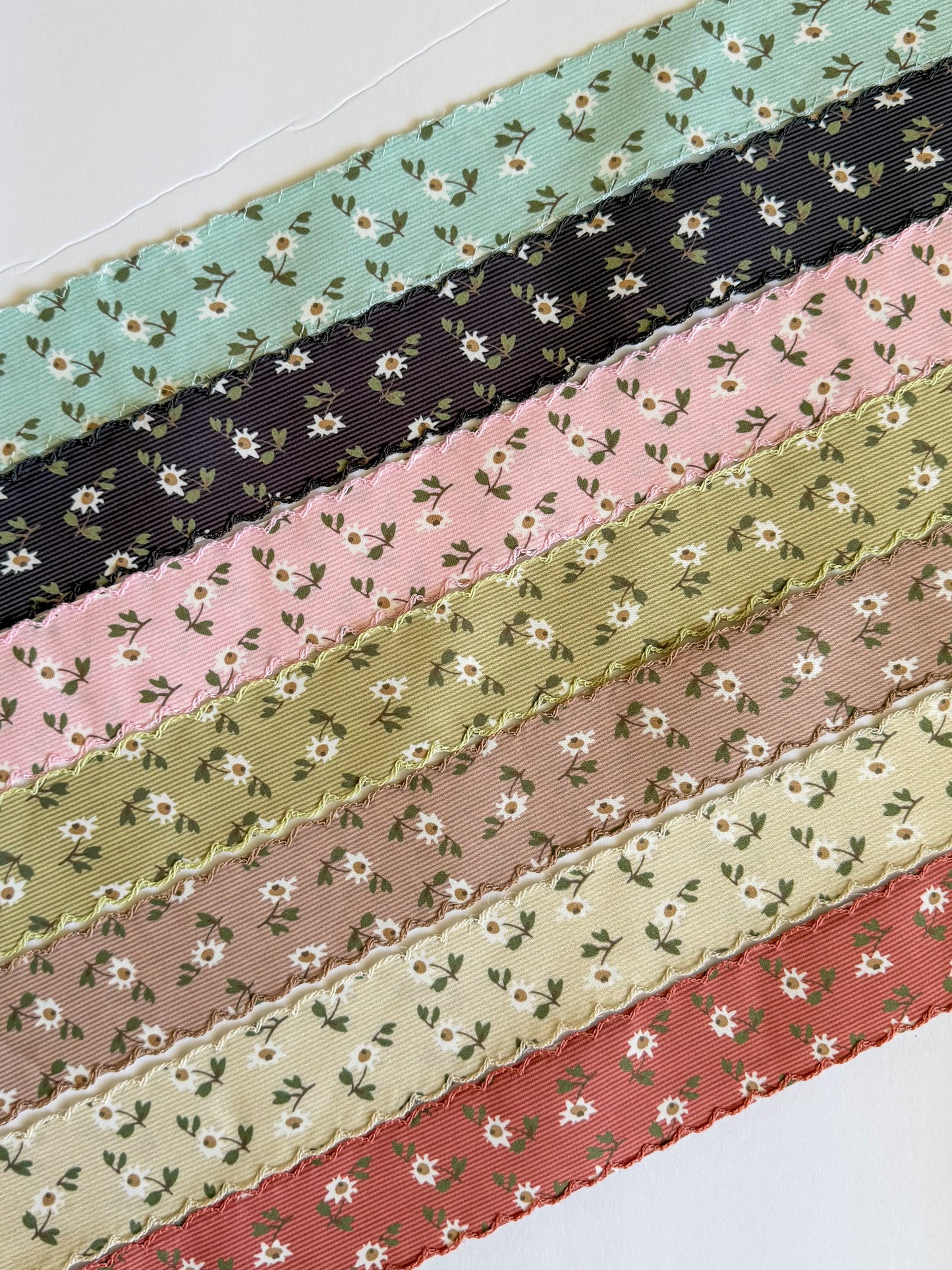 Earthy Floral Ribbon Bow