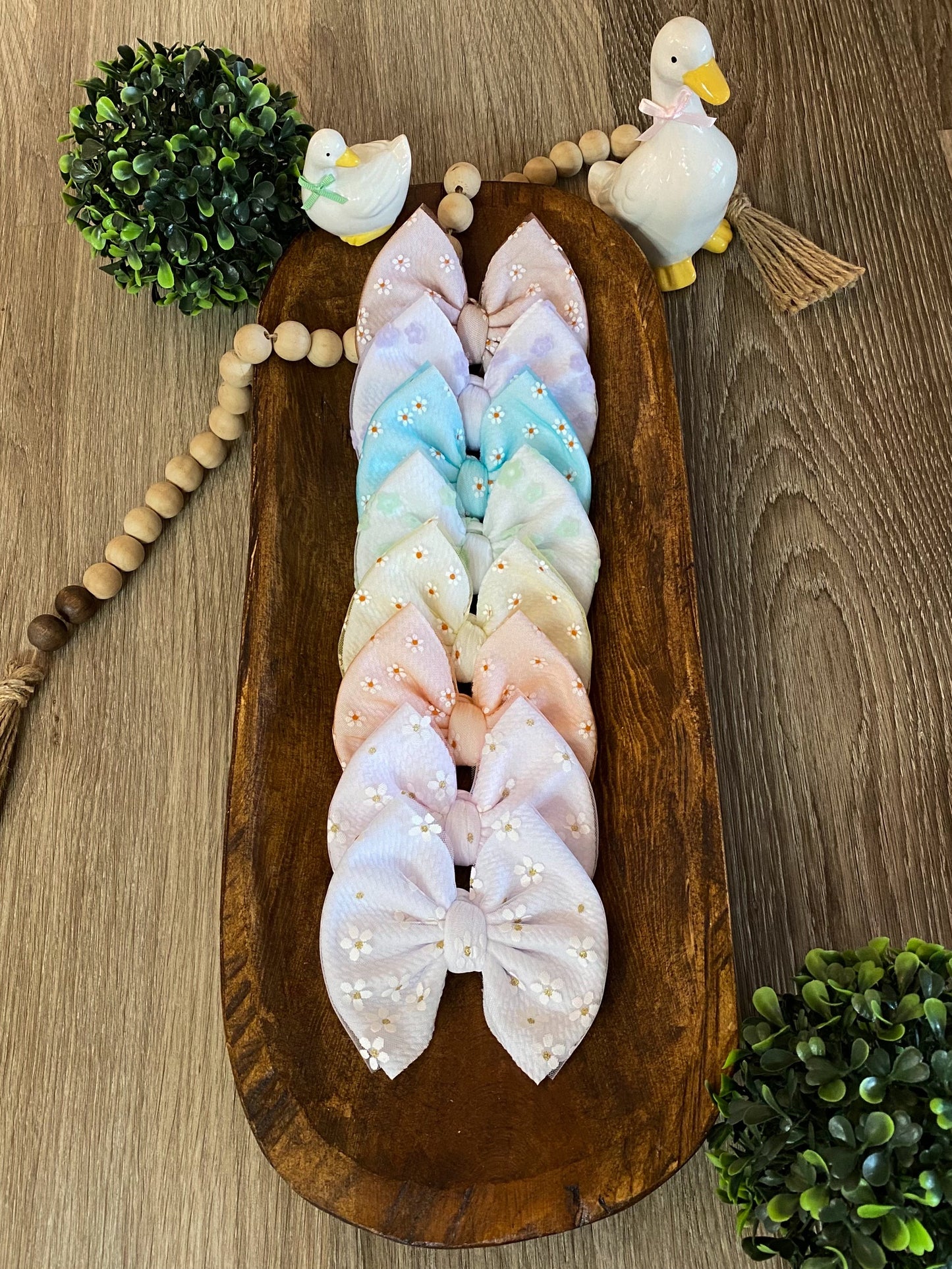 Daisy Mesh Knotted Headband (multiple color options)