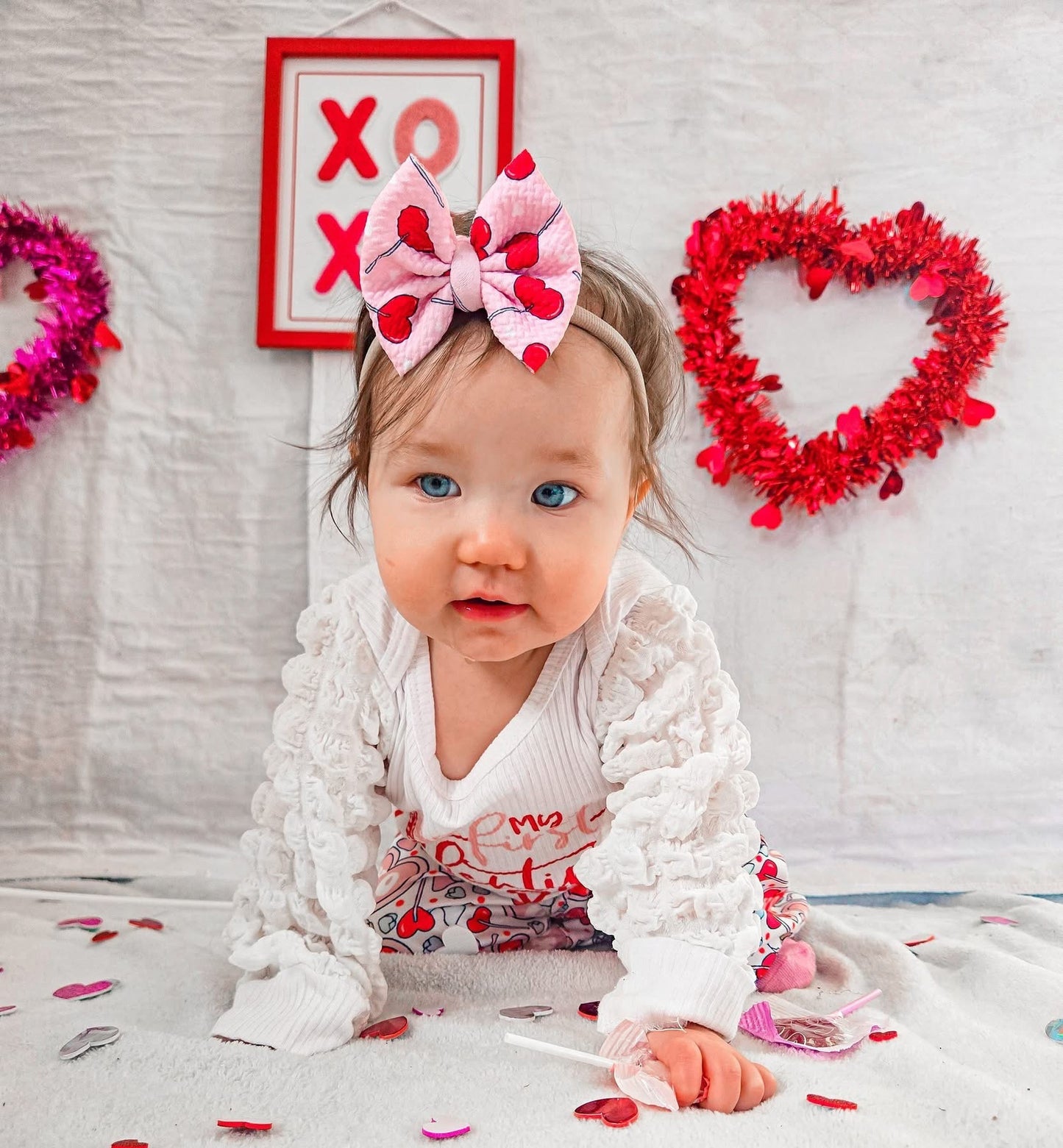 Heart Lollipops Bow