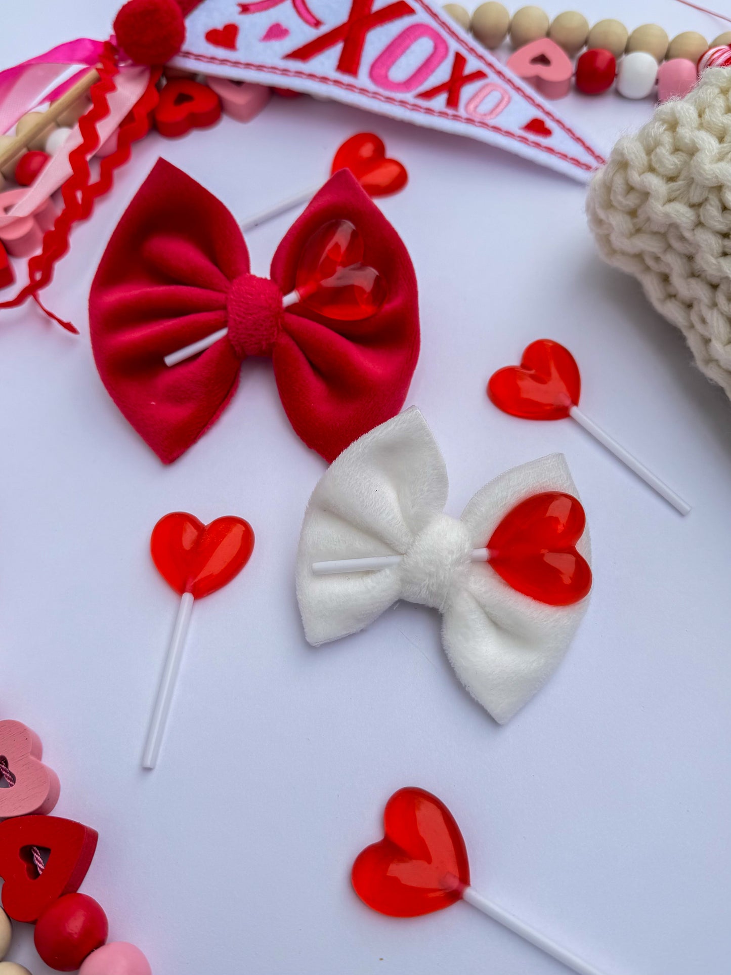 Heart Lollipop Bow