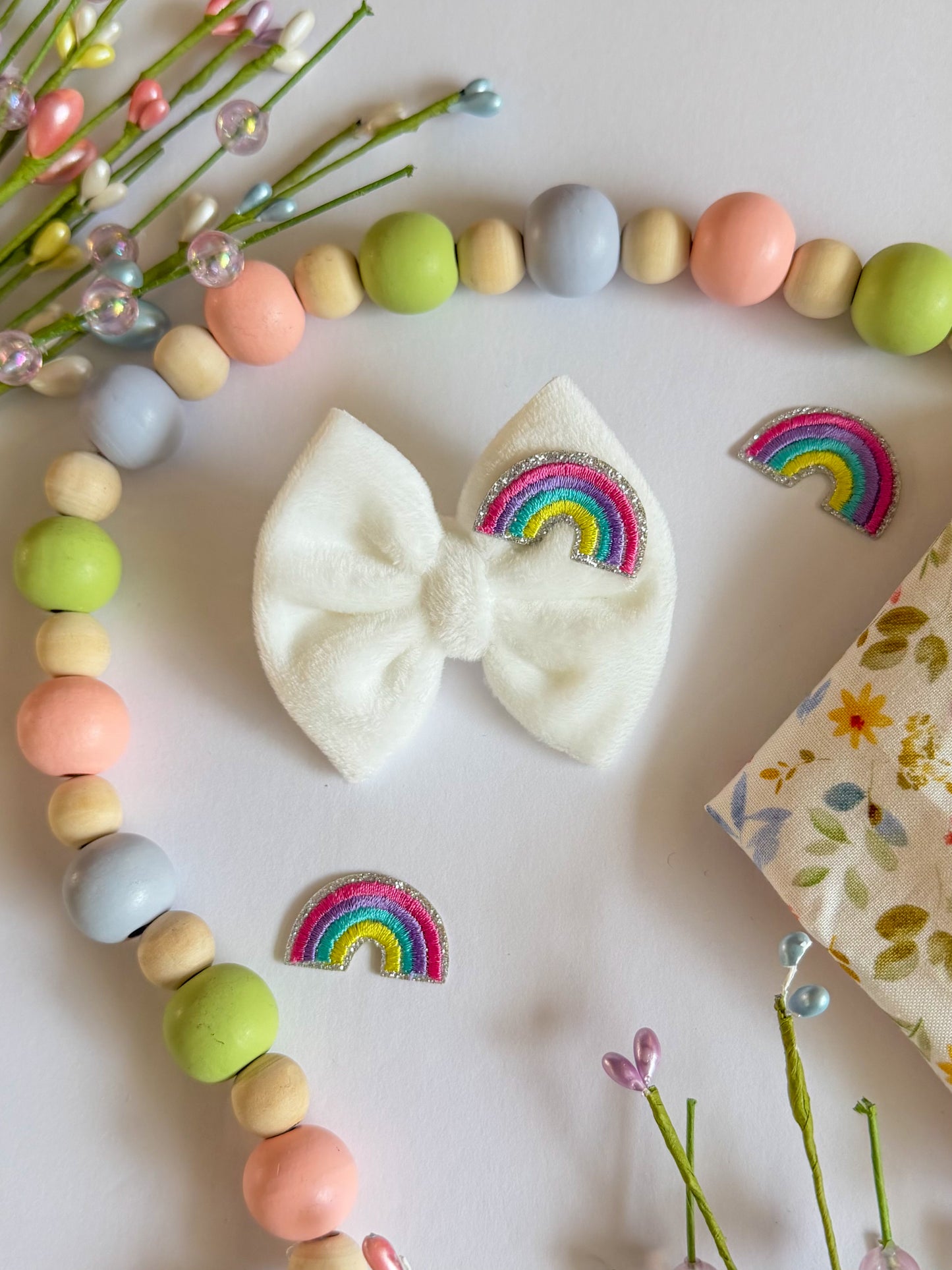 Rainbow Mini Bow