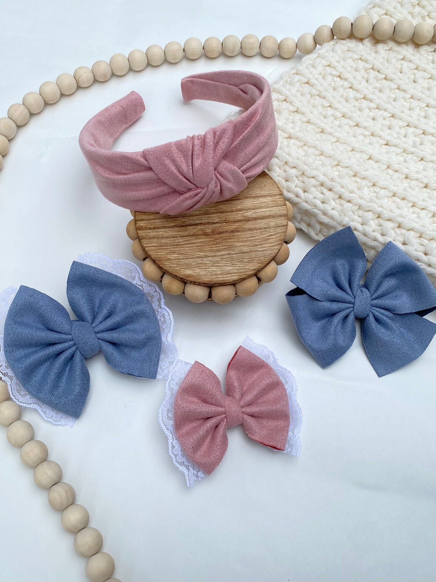 Winter Suede Knotted Headbands