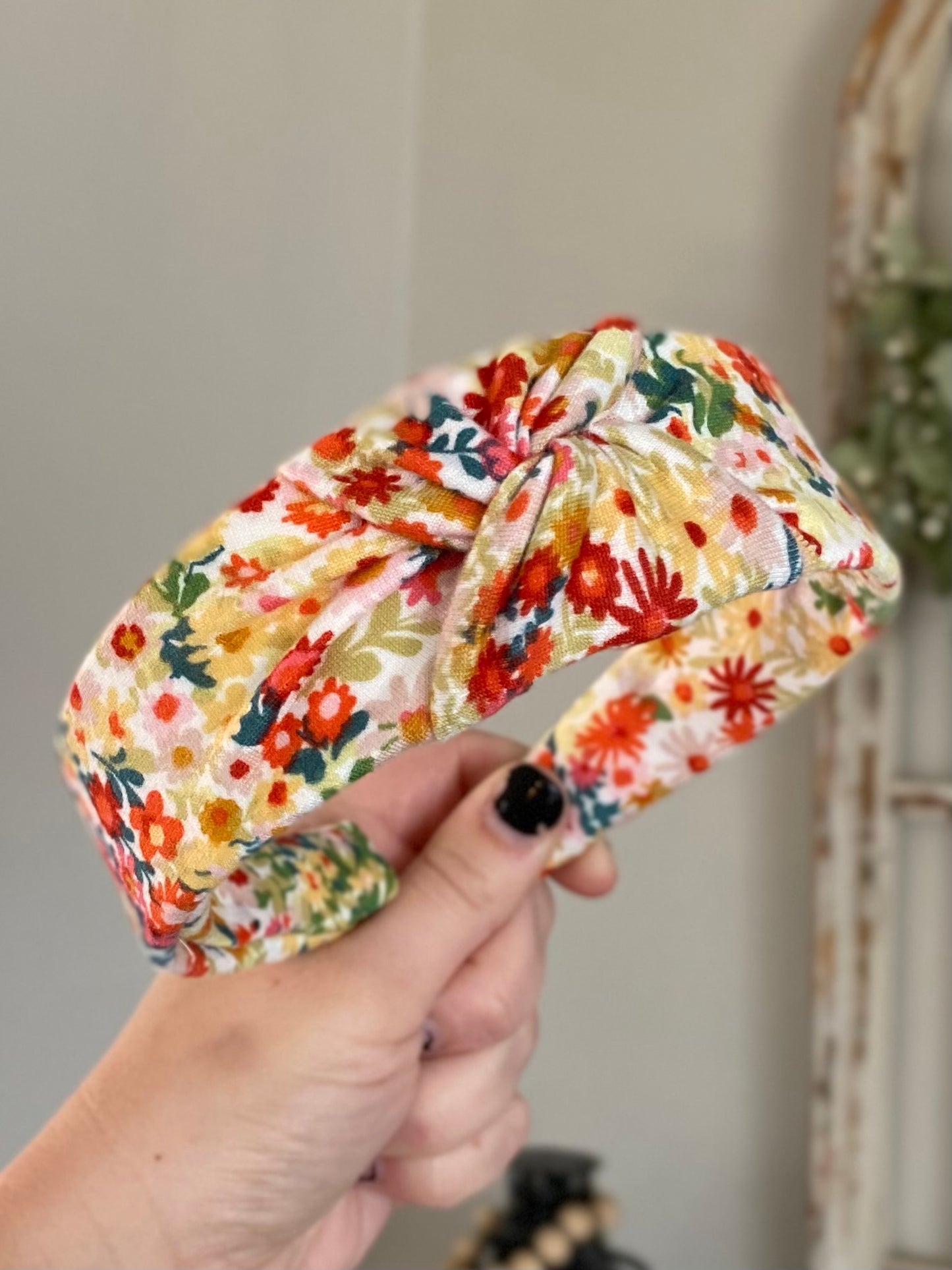 Spring Bloom Knotted Headband