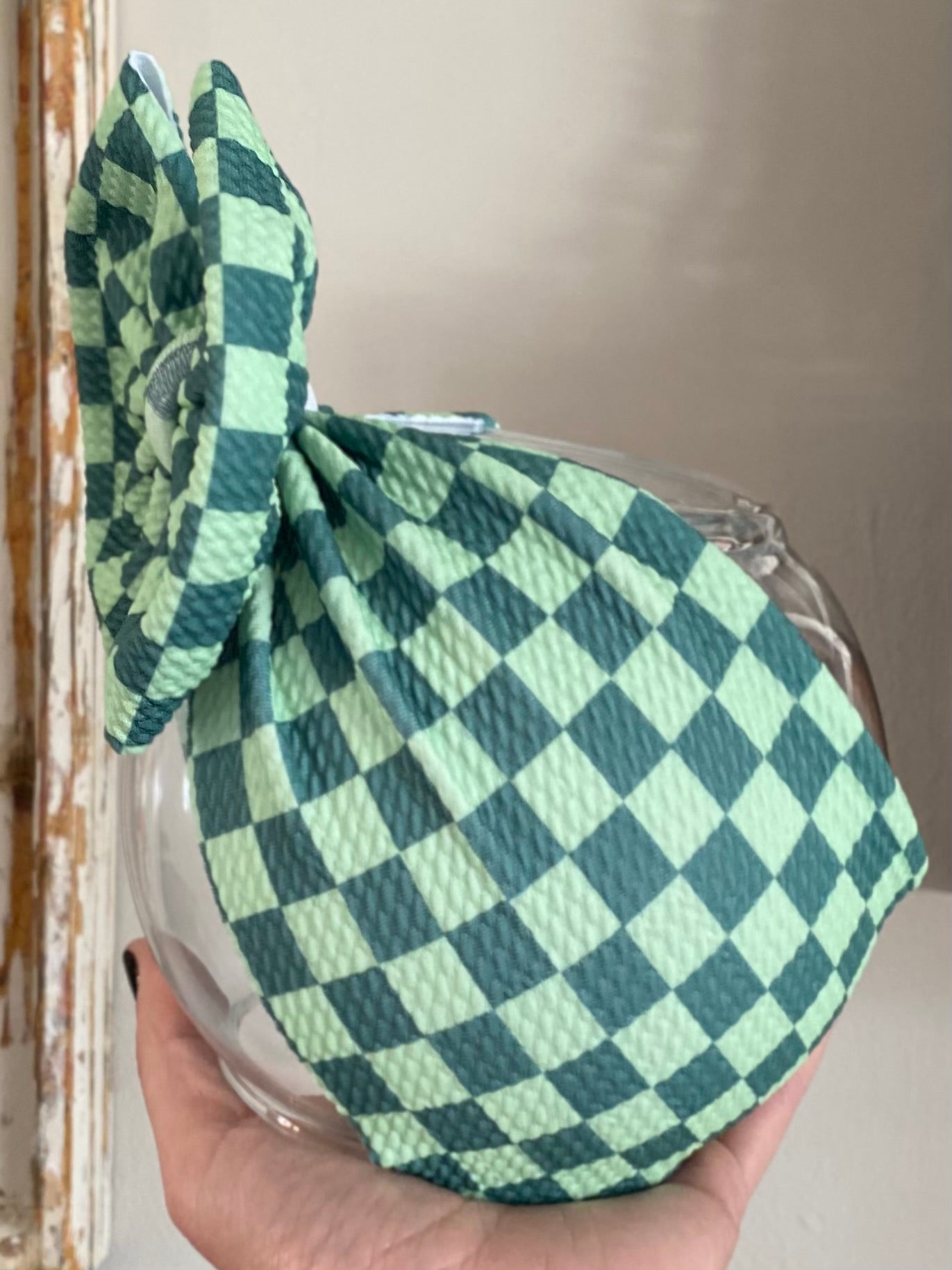 Green Checker Wrap