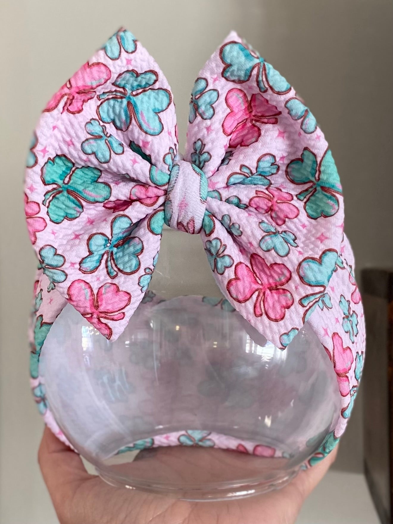 Pink Shamrock Wrap