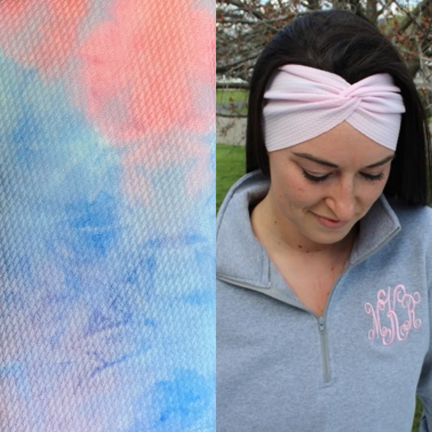 Cotton Candy Adult Twist Headband