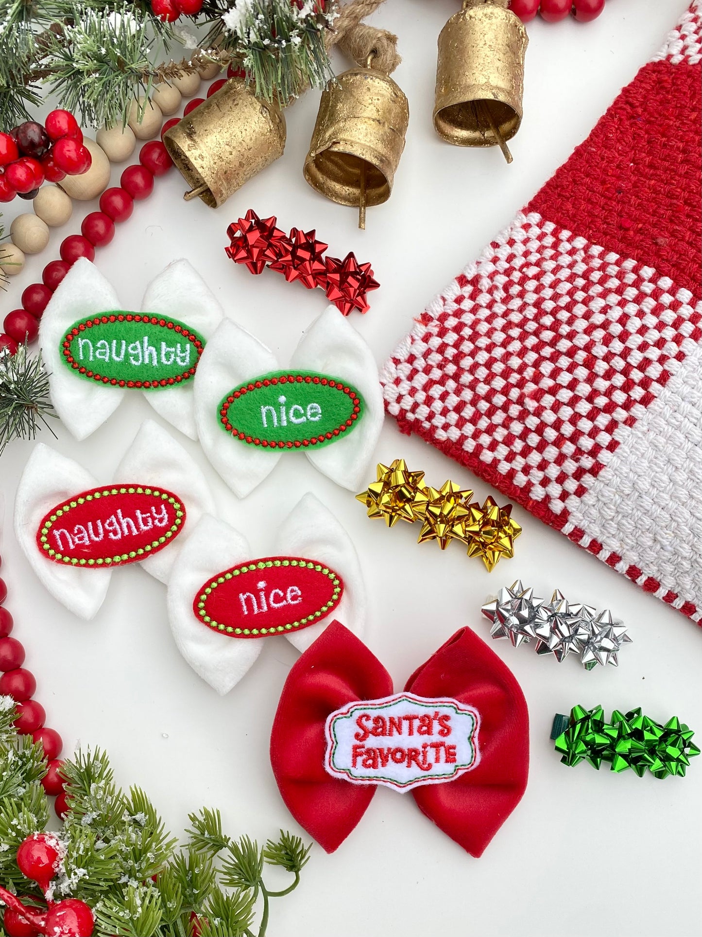 Gift Bow Kiddie Clips