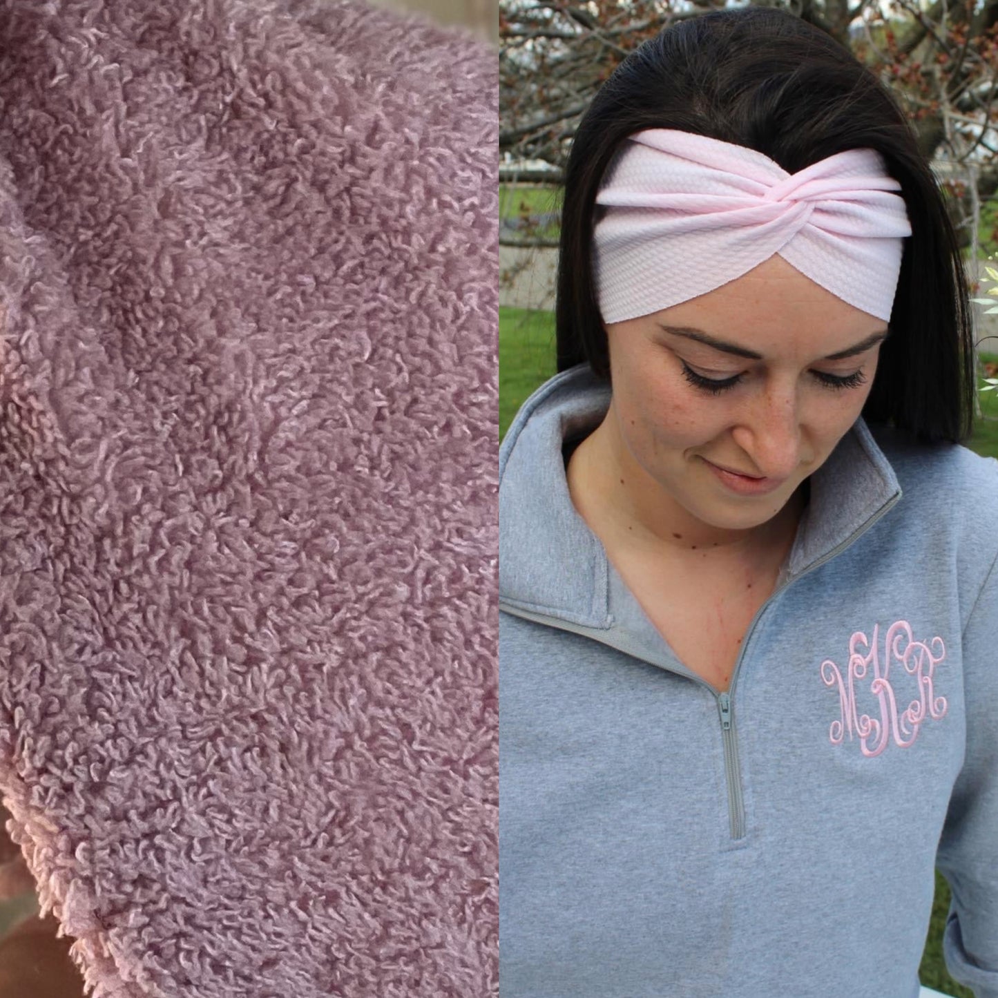 Dusty Lavender Cozy Twist Headband (Adult/Teen/Child sizes)