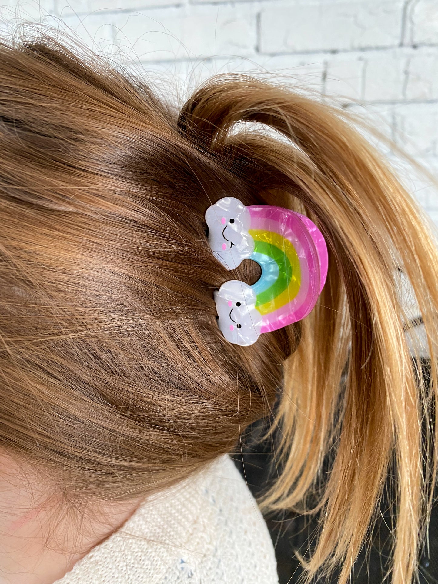 Rainbow Claw Clip