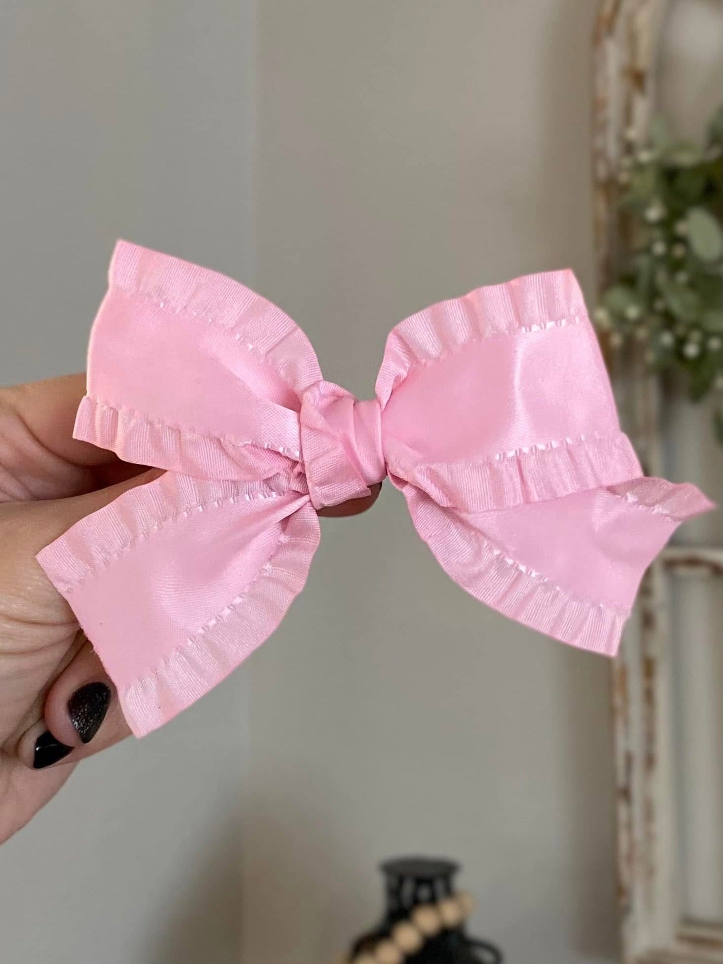 Ruffle Ribbon Bow