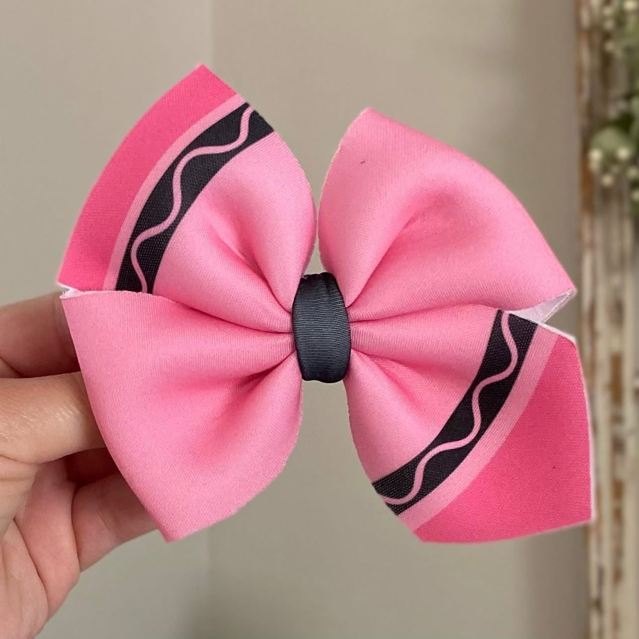 Crayon Pinwheel Bow