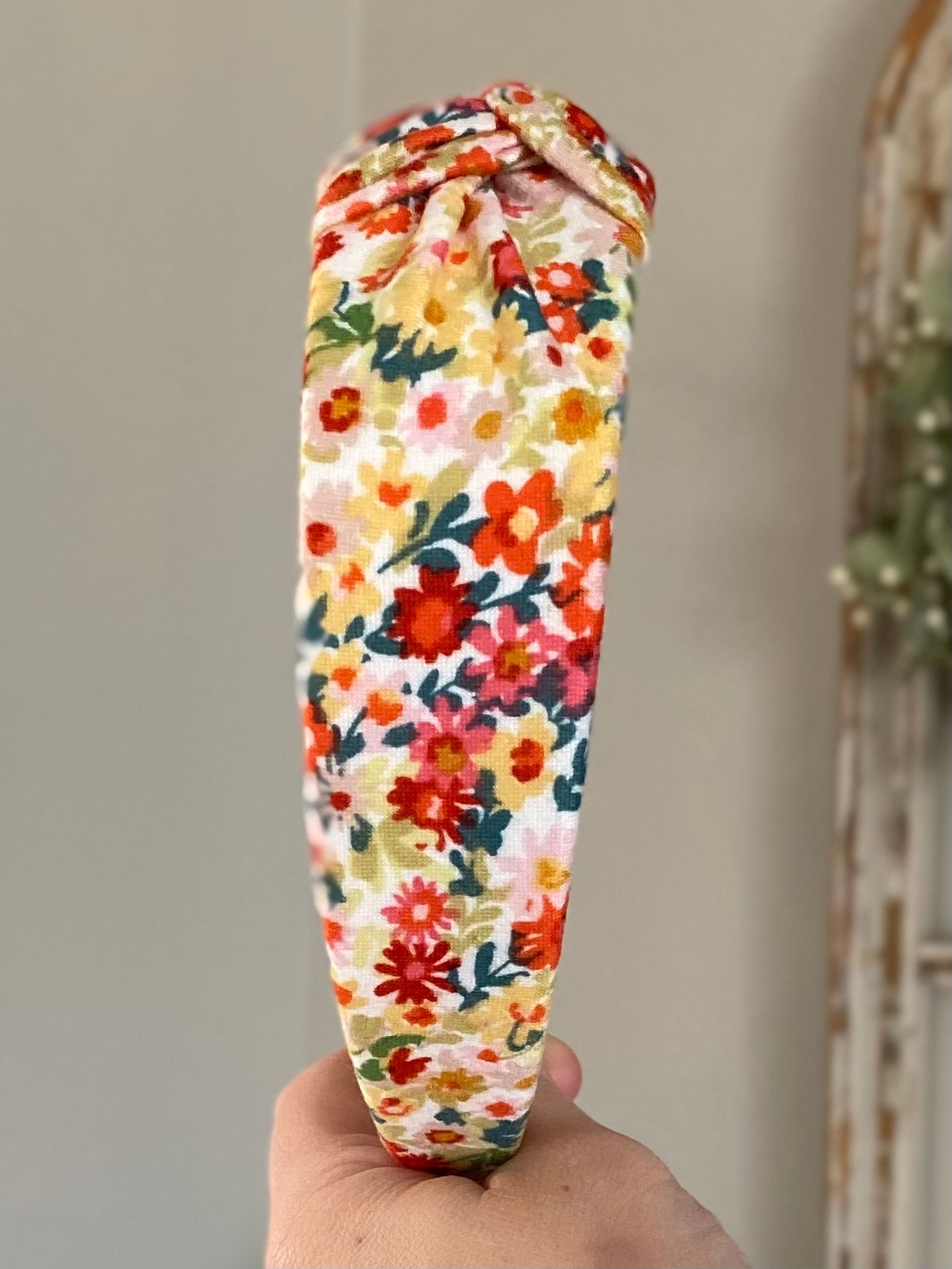 Spring Bloom Knotted Headband