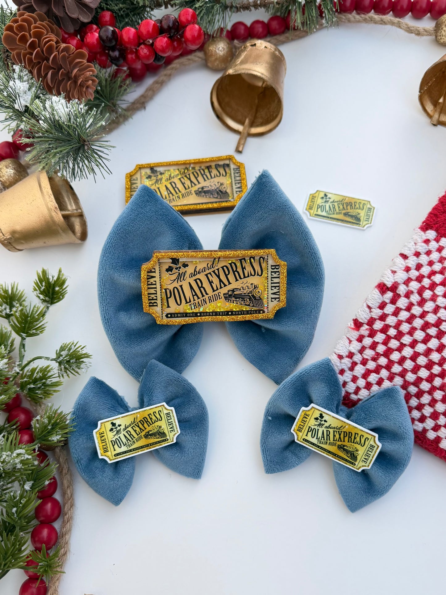 Polar Express Mini Bow