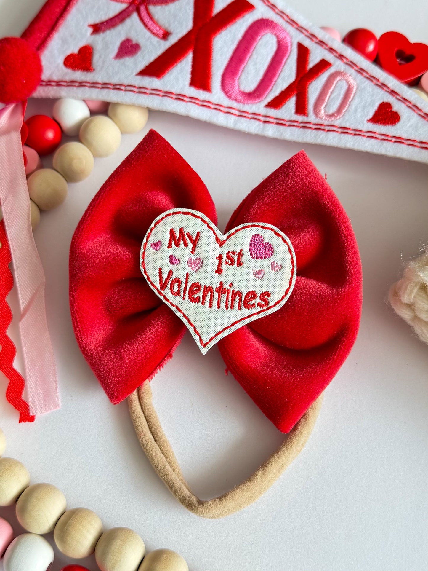 My 1st Valentine’s Day Bow