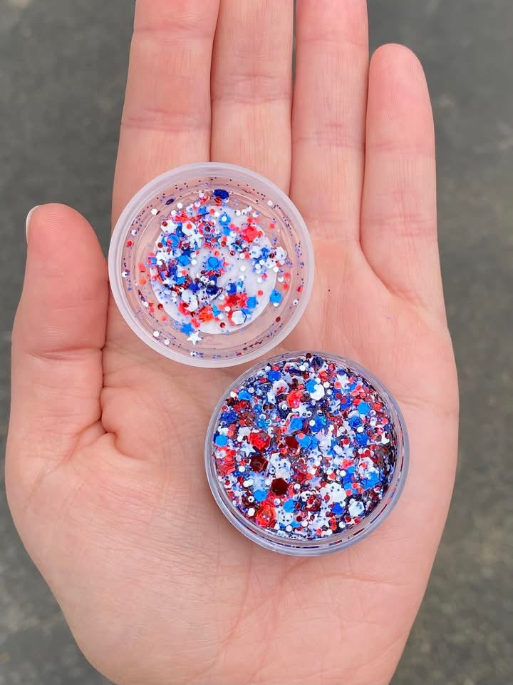 4th of July Hair Glitter