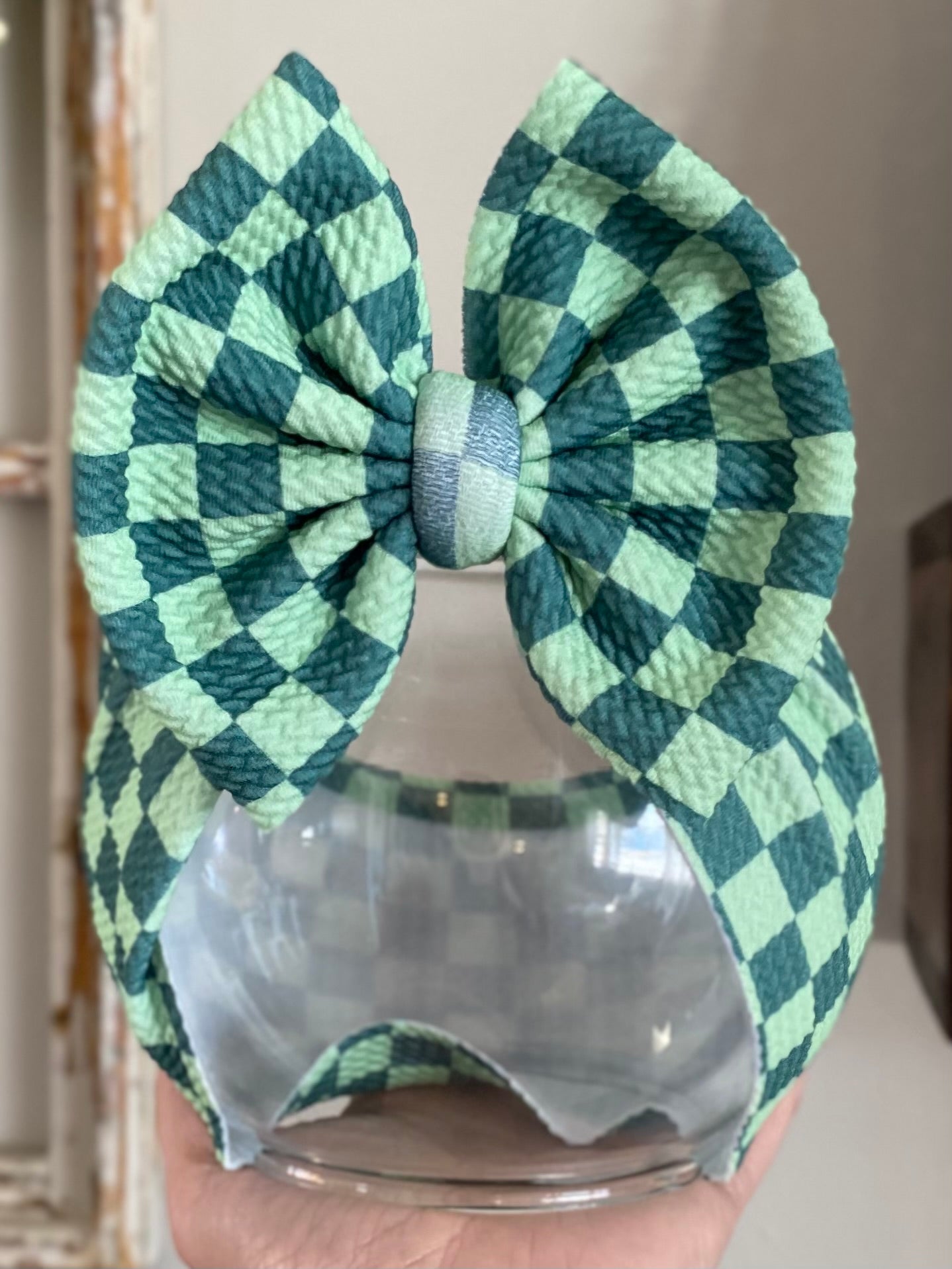 Green Checker Wrap