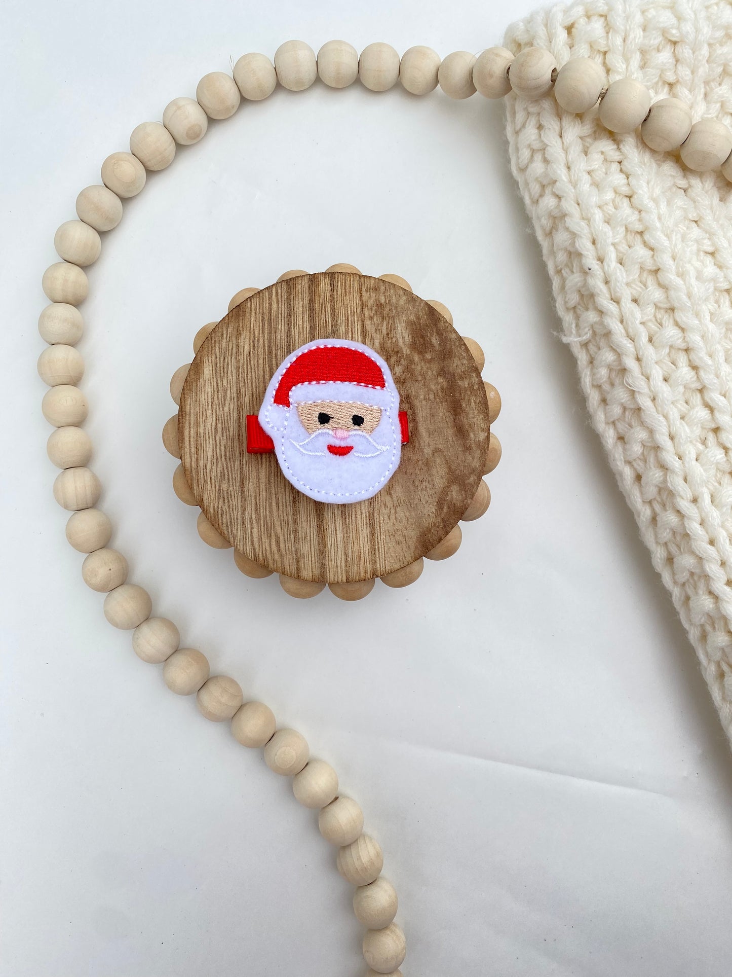 Classic Red Santa Clip/Bow