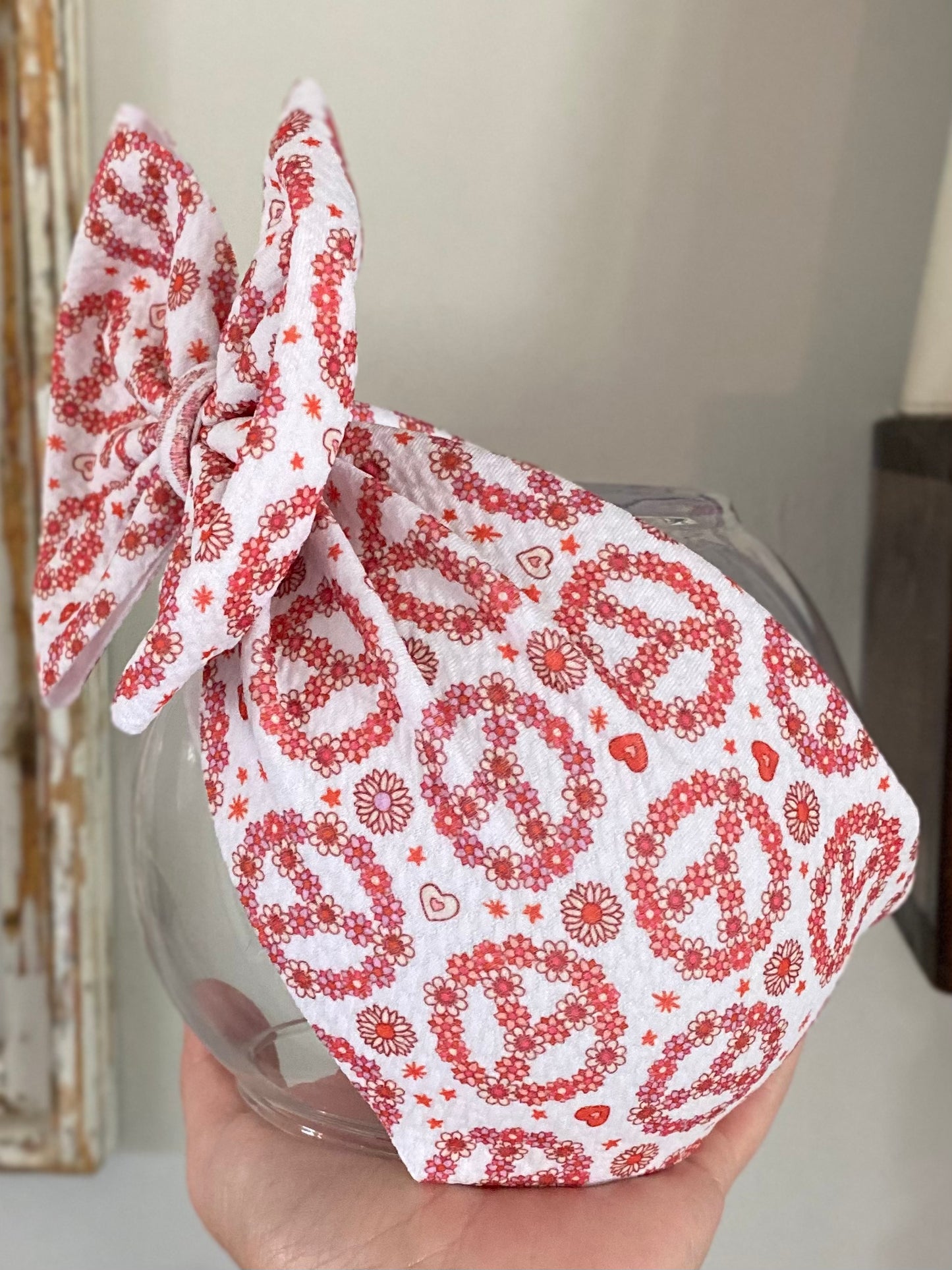 Floral Peace Sign Wrap