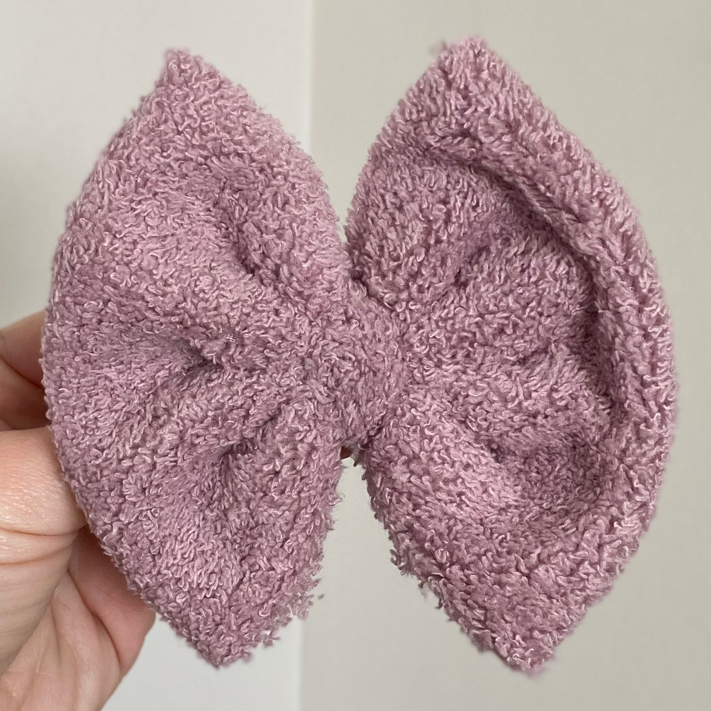 Dusty Lavender Cozy Bow