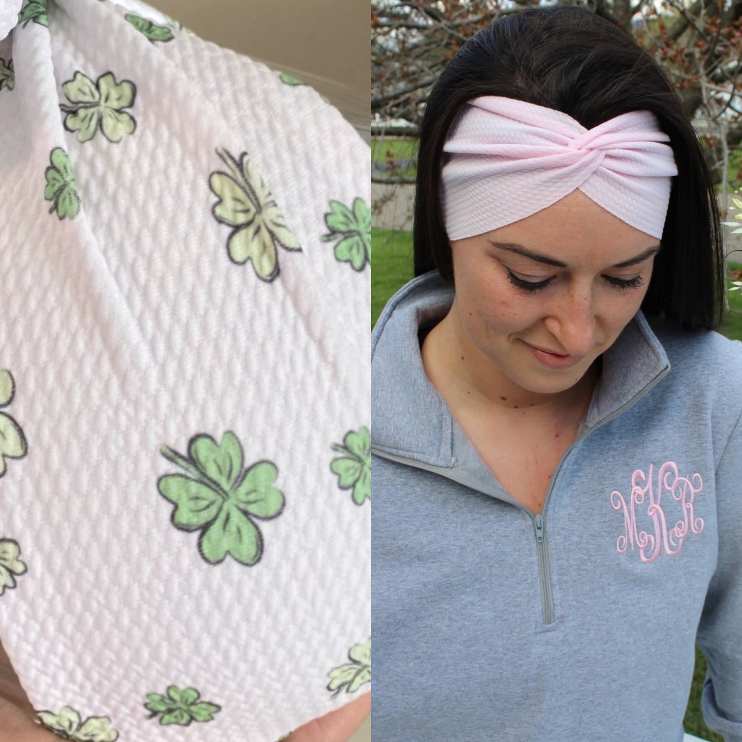 Simple Shamrock Adult Twist Headband