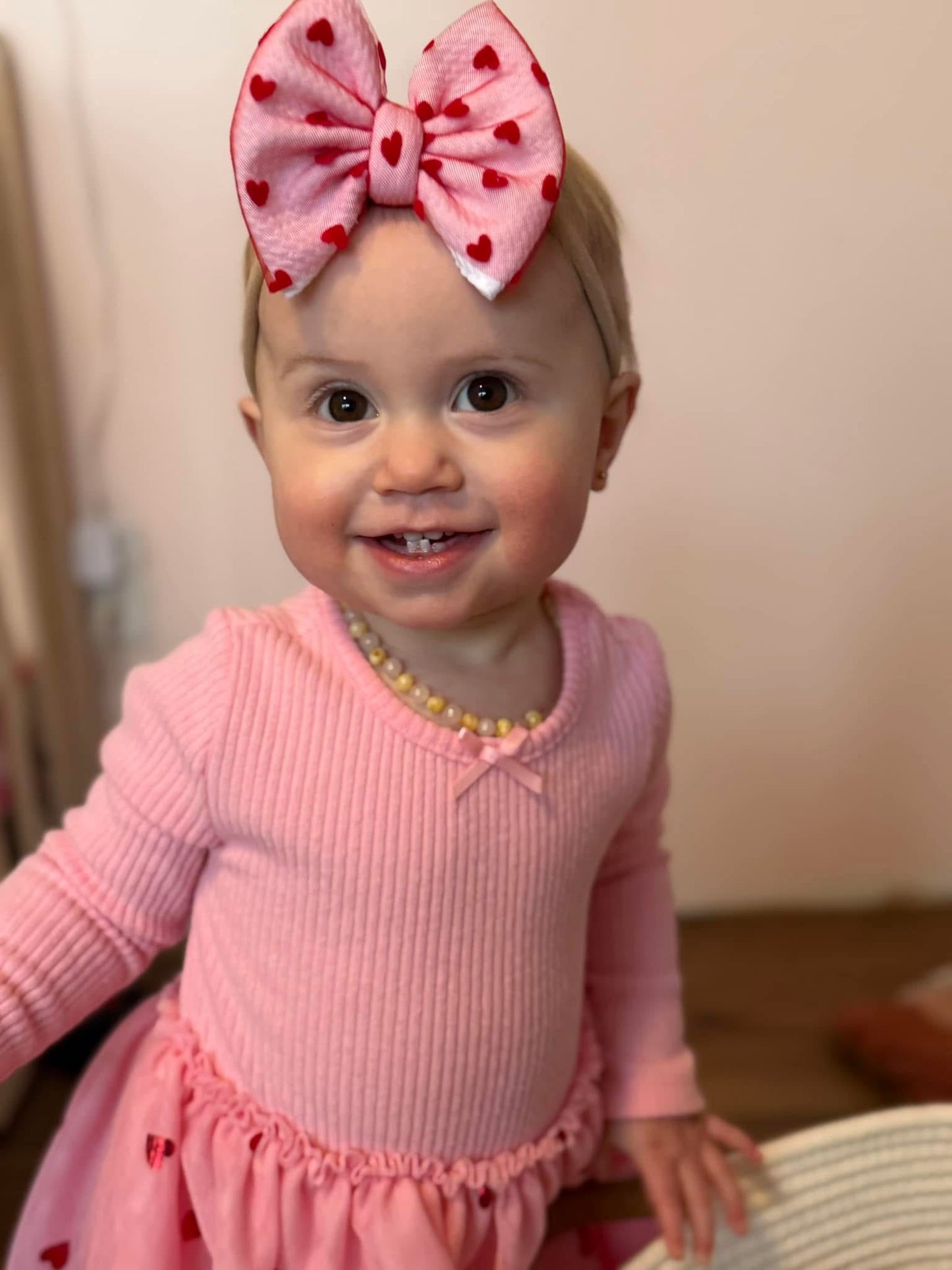 Heart Mesh Bow