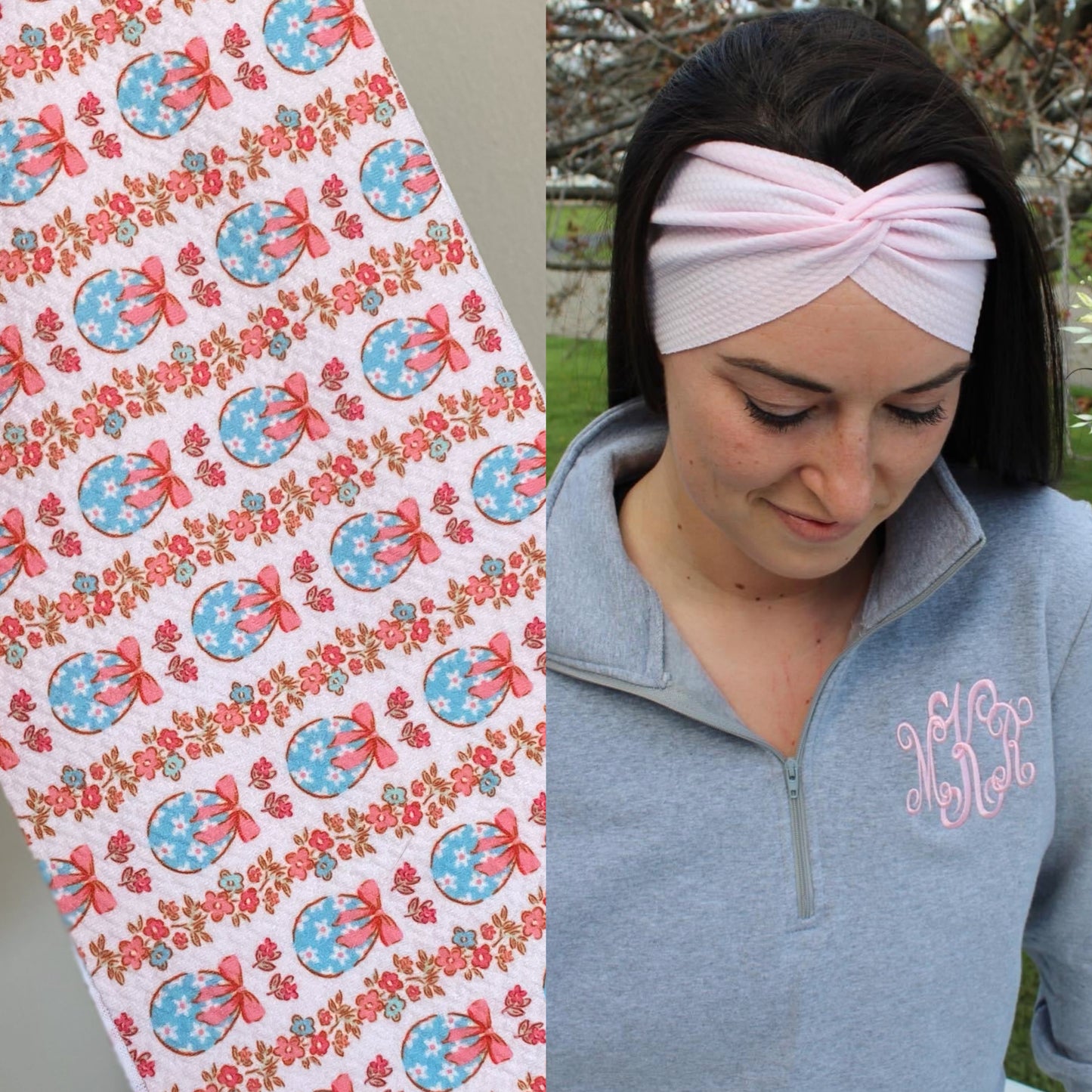 Vintage Eggs Adult Twist Headband