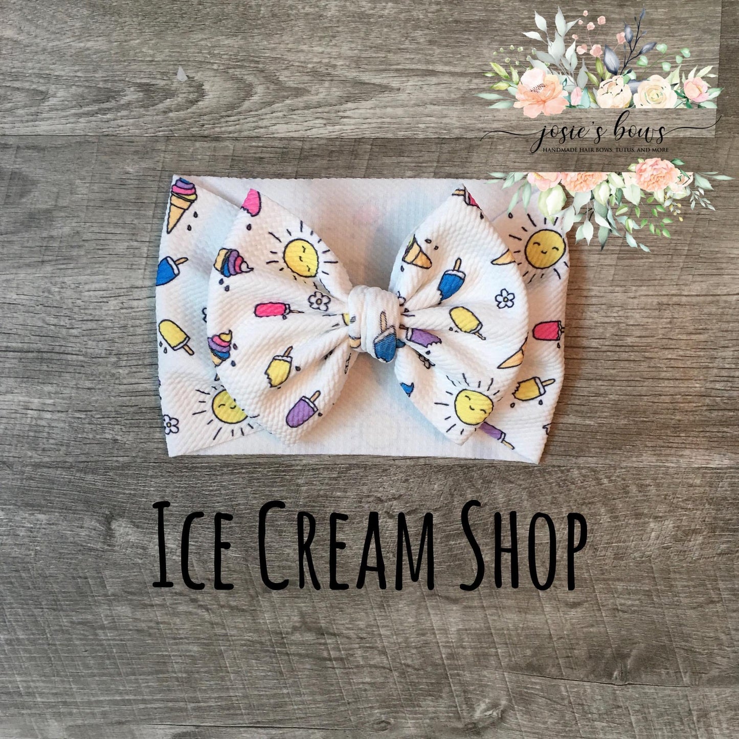 Ice Cream Shop Bow