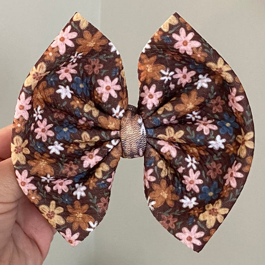 Fall Floral Bow