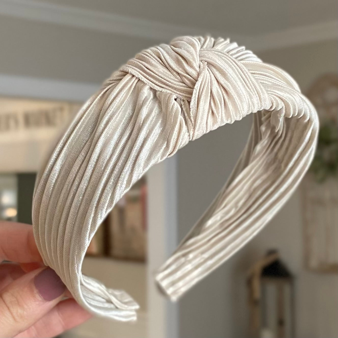 Pleated Adult Knot Headband