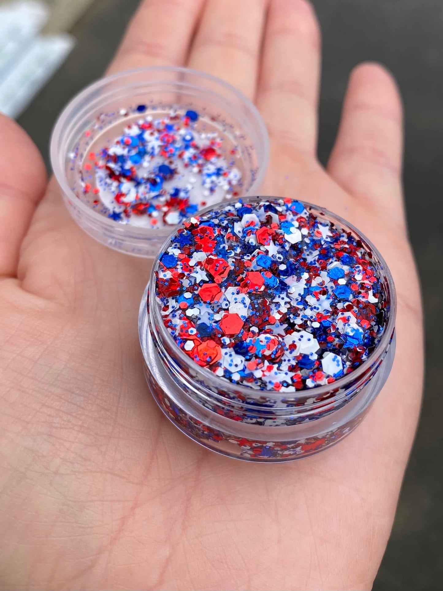 4th of July Hair Glitter