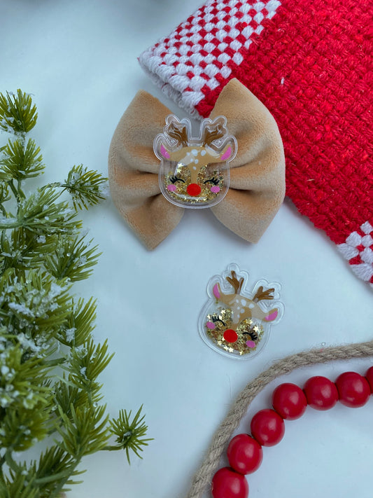 Reindeer Shaker Mini Bow