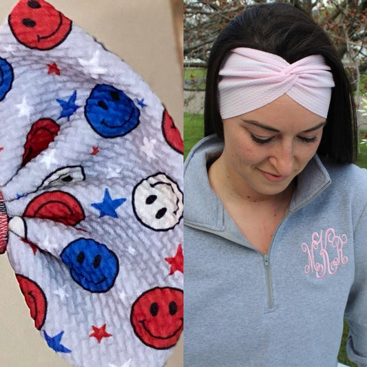 Smiles & Stars Adult Twist Headband