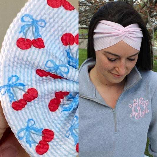 Coquette Cherries Adult Twist Headband