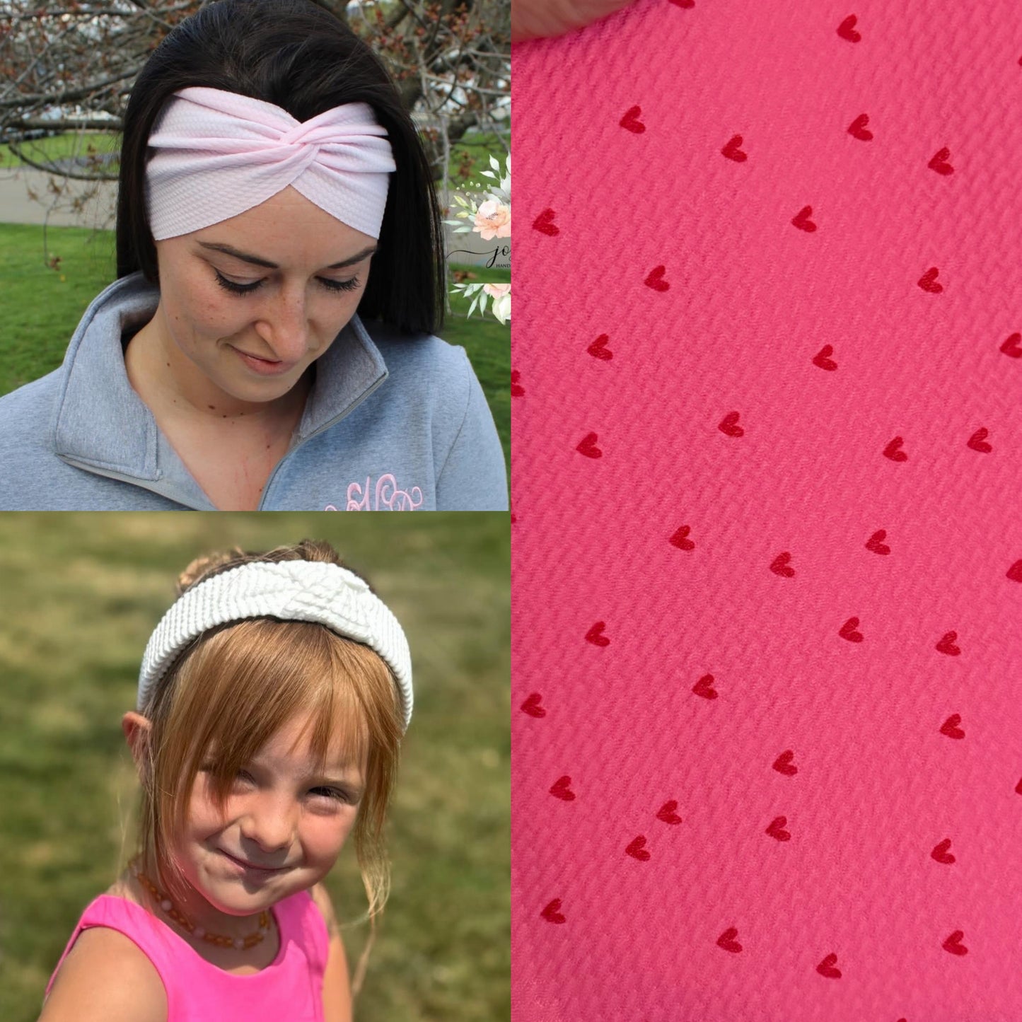 Dainty Hearts Headbands