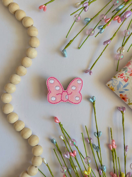 Minnie Glitter Clip