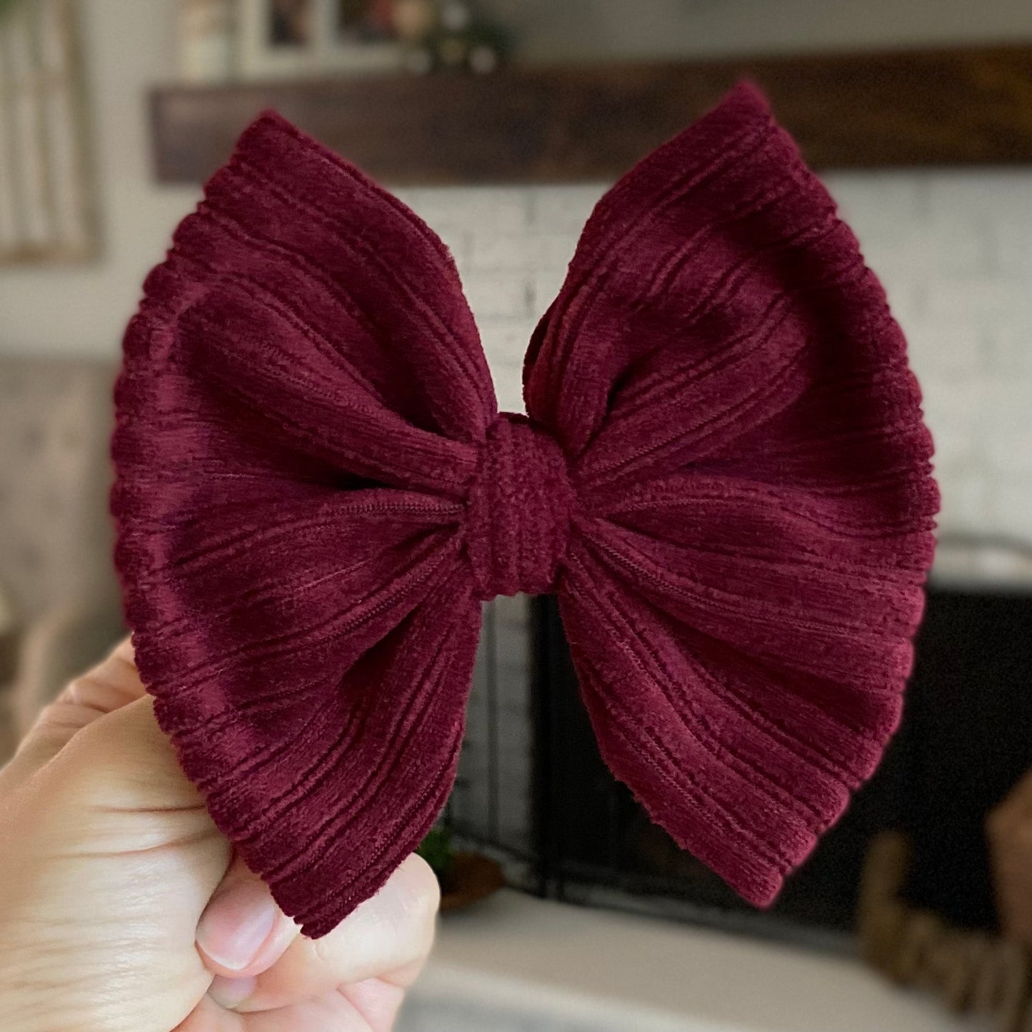 Corduroy Bow