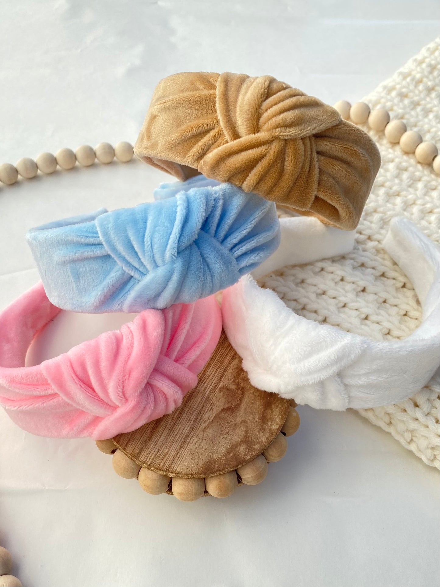 Winter Velvets Knotted Headbands