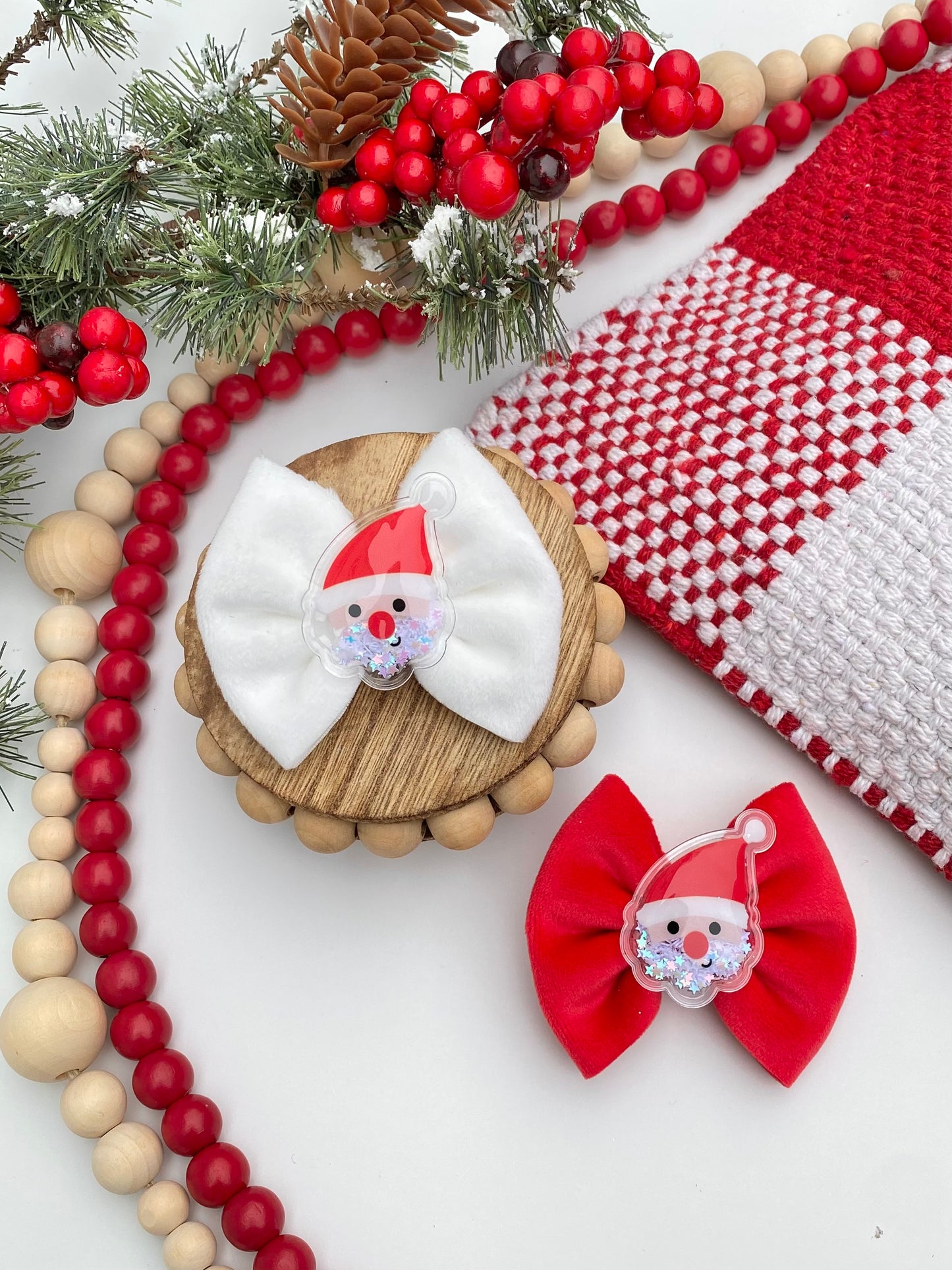 Santa Shaker Mini Bows