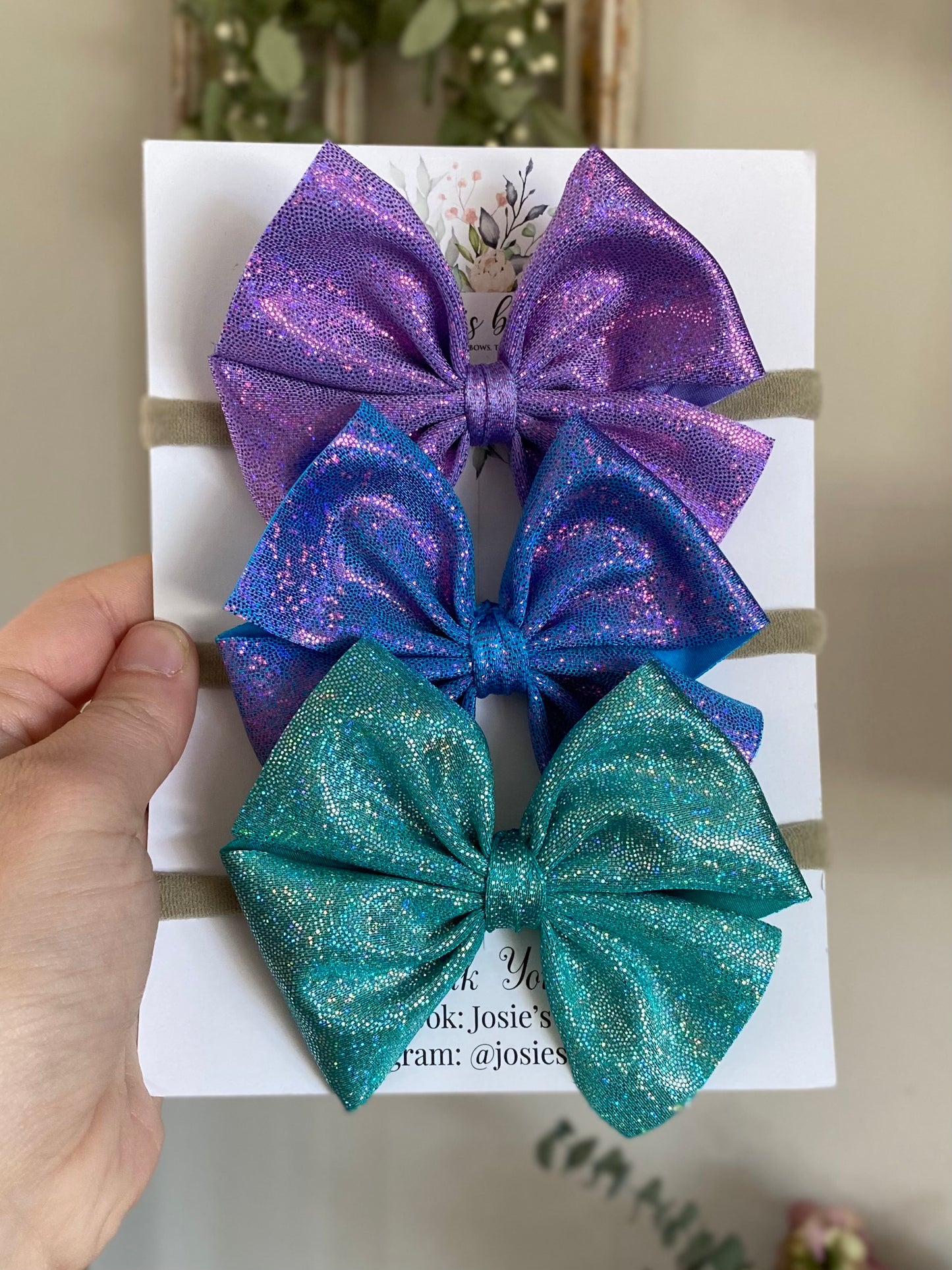 Fairytale Holographic Pinwheel Trio Set