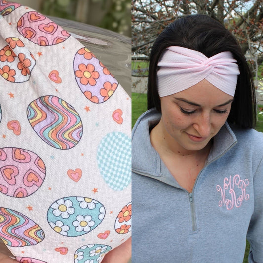 Retro Eggs Adult Twist Headband