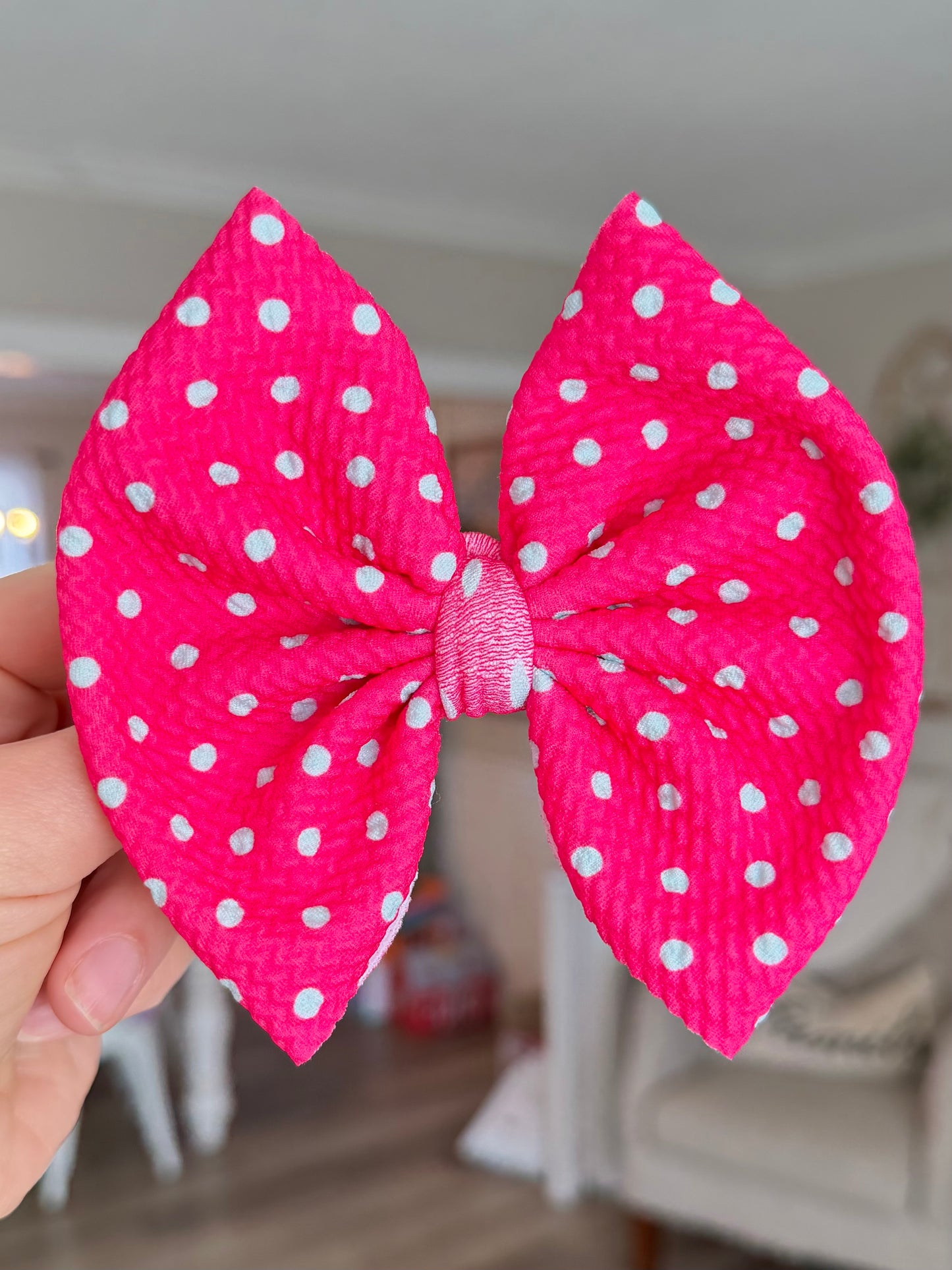 Miss Mouse Inspired Polka Dot Bows