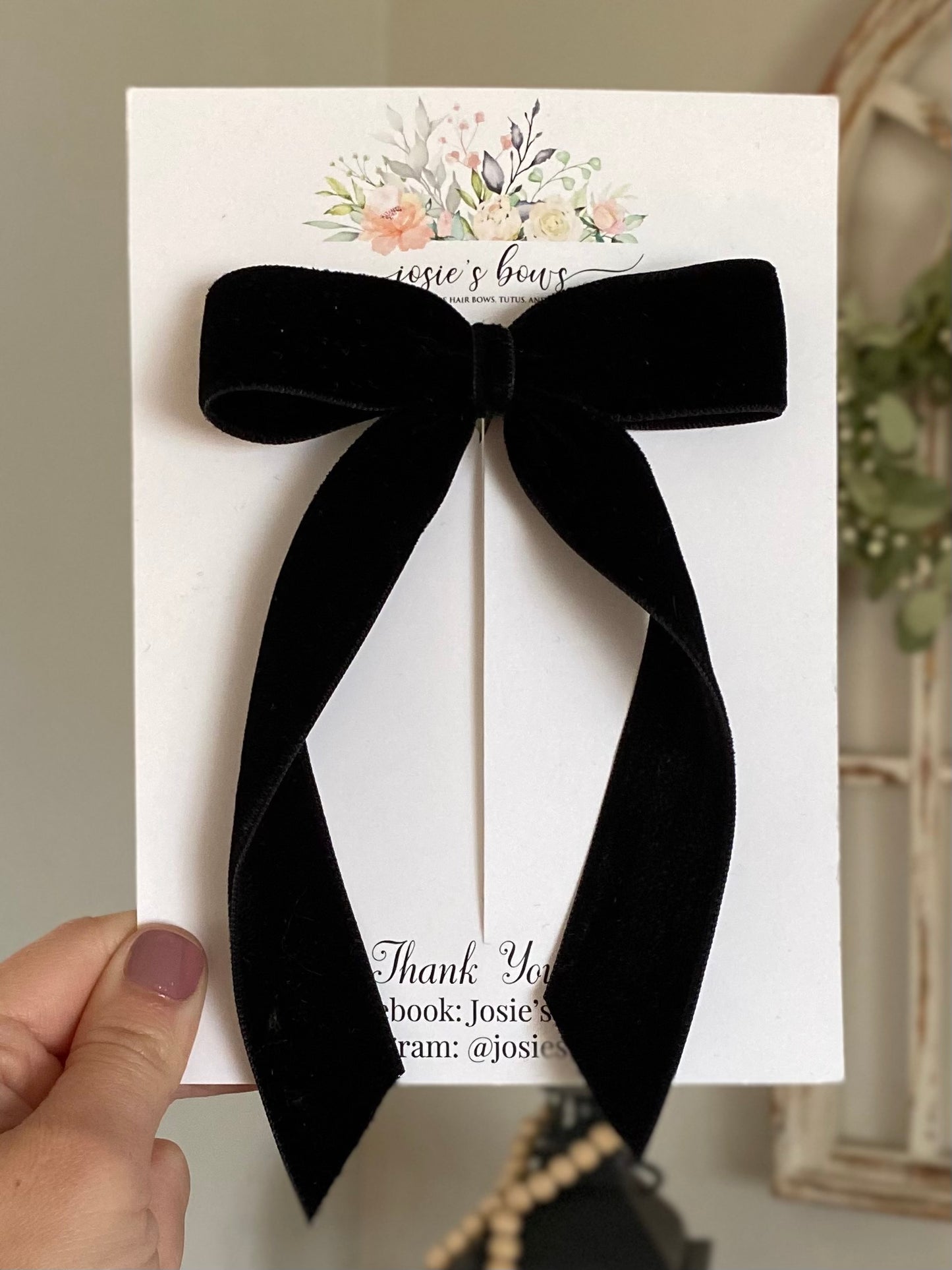 LUXE Velvet Coquette Bow