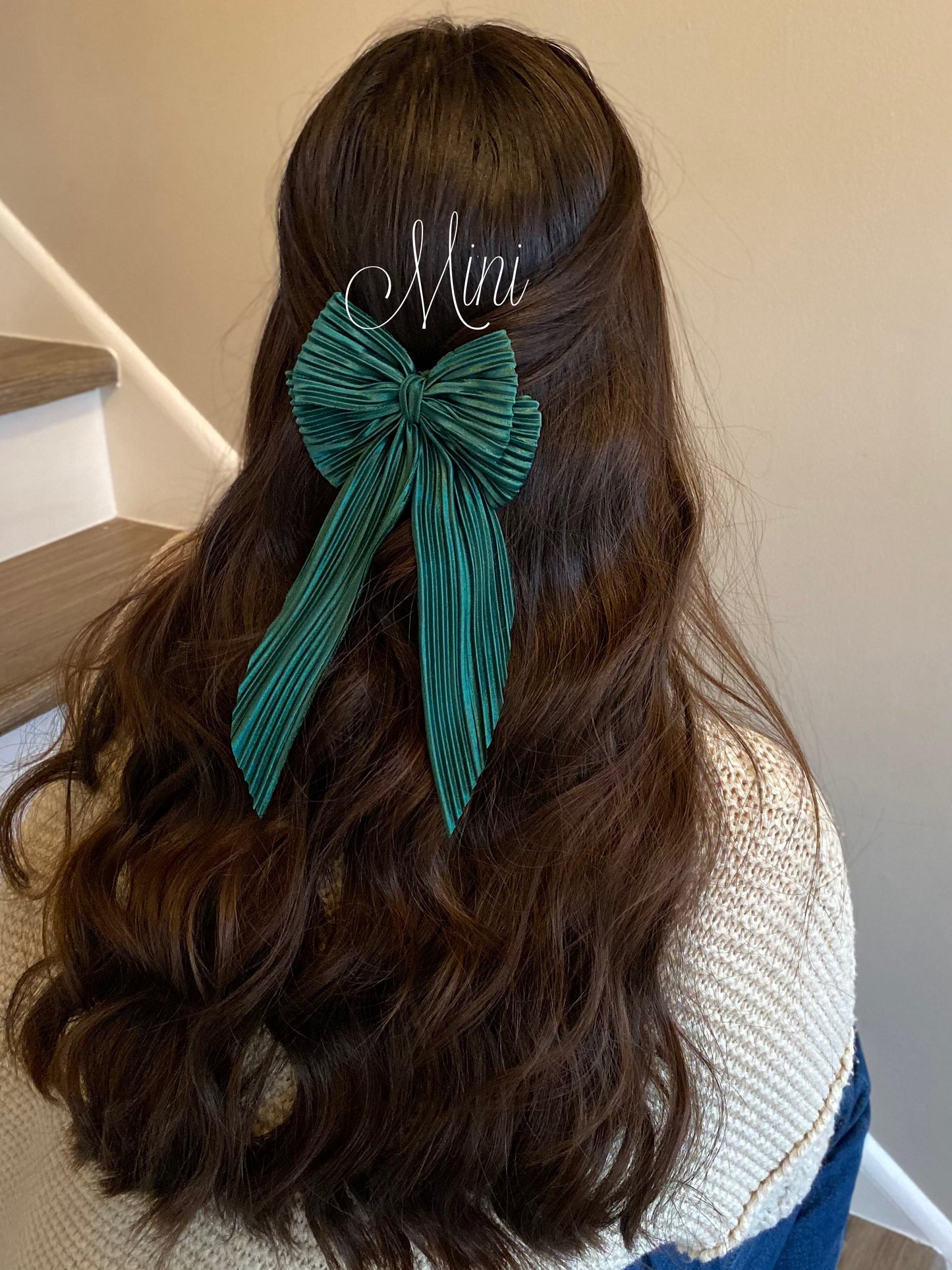 Pleated Coquette Bow