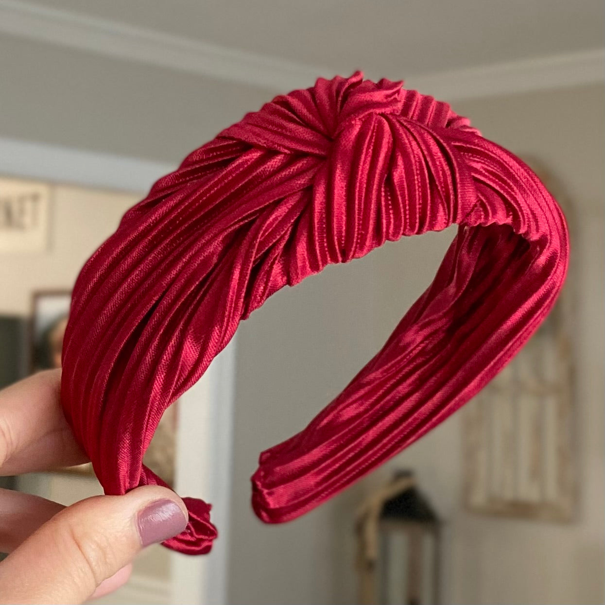 Pleated Adult Knot Headband