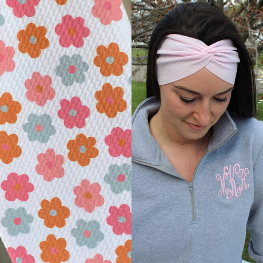 Flower Power Adult Twist Headband