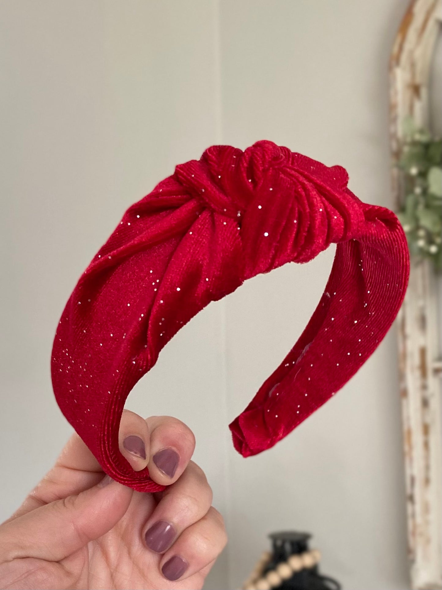 Velvet Shimmer Adult Knot Headband